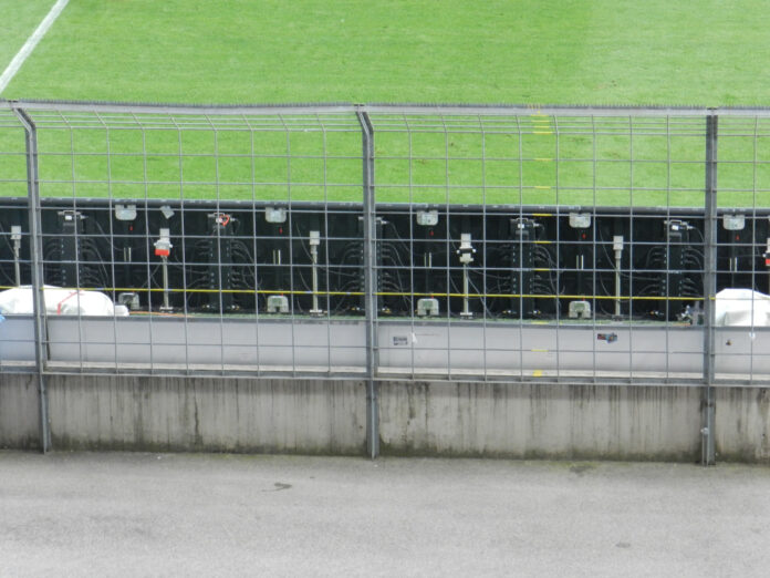Zaun Im Grünwalder Stadion Vor Der Stehhalle Spielstätte TSV 1860 München