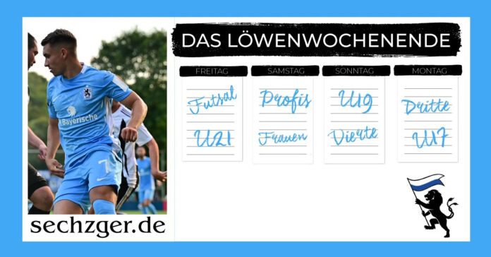 Tsv 1860 Sechzig Wochenende Profis U21 Dritte III Vierte IV NLZ U19 U17 Löwinnen U11