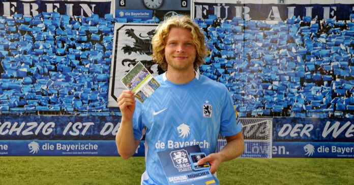 Jesper Verlaat 1860 Sticker Sondersticker Sammelalbum Panini Jesper Verlaat 1860 Sticker Sondersticker Sammelalbum Panini