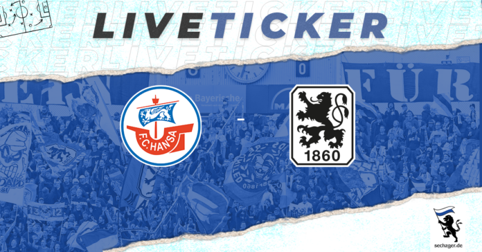 sechzger.de Liveticker Hansa Rostock - TSV 1860 München 35-Spieltag 2024-25 Ostseestadion
