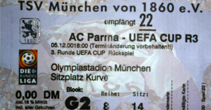 TSV 1860 AC Parma UEFA-Cup