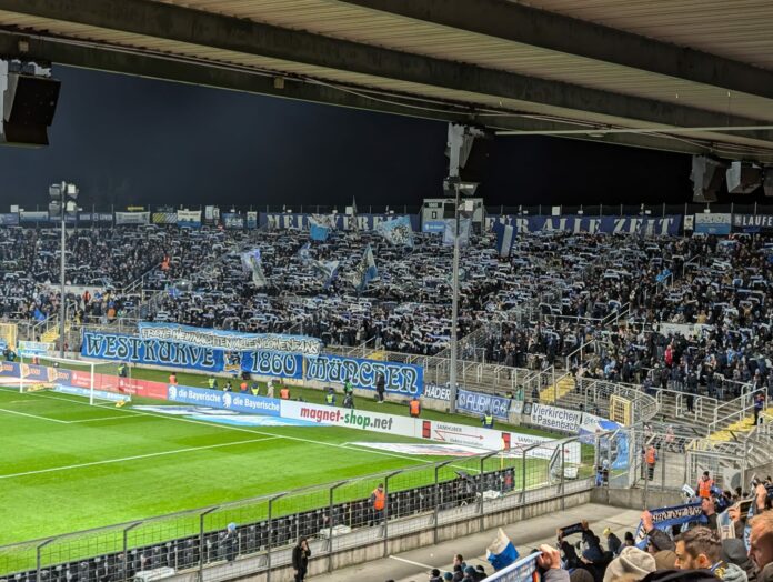 TSV 1860 München SC Verl Westkurve Beim Letzten Heimspiel 2024