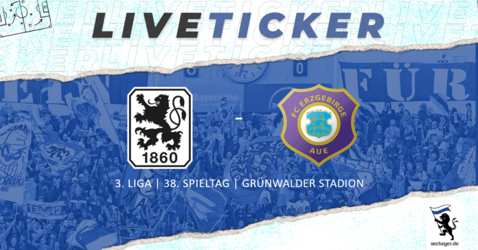sechzger.de Liveticker TSV 1860 München Erzgebirge Aue 38-Spieltag Saison 2024-25