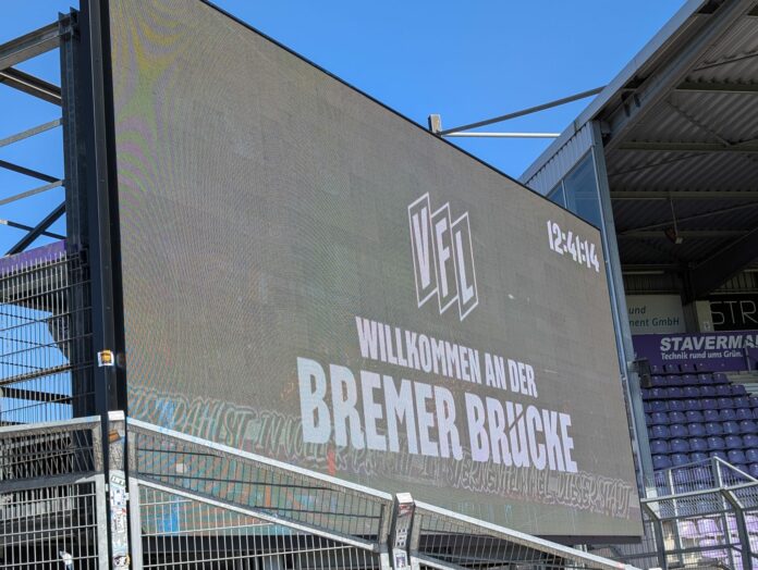 Videowall an der Bremer Brücke 25/26