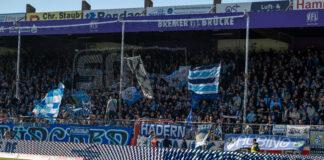 Auswärtsblock TSV 1860 München in Osnabrück 24/25