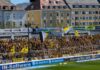 Gegnervorstellung 25/26 Teil 2: Aachener Turn- und Sportverein Alemannia 1900 e.V. Alemannia Aachen im Gästeblock des GWS 24/25
