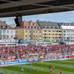 Cottbus-Fans demolieren Toiletten im Grünwalder Stadion TSV 1860 München Energie Cottbus Blick Auf Den Gästeblock Im Grünwalder Stadion
