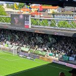 Groundhopping Schweden, Teil 2: Pokalfinale & Strandvallen Allsvenskan IF Elfsborg - Hammarby IF Blick auf den Gästeblock