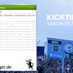 Letzter Aufruf für das sechzger.de Tippspiel 25/26