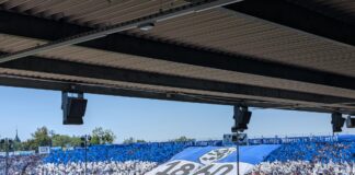 Choreographie in der Westkurve gegen Osnabrück 25/26