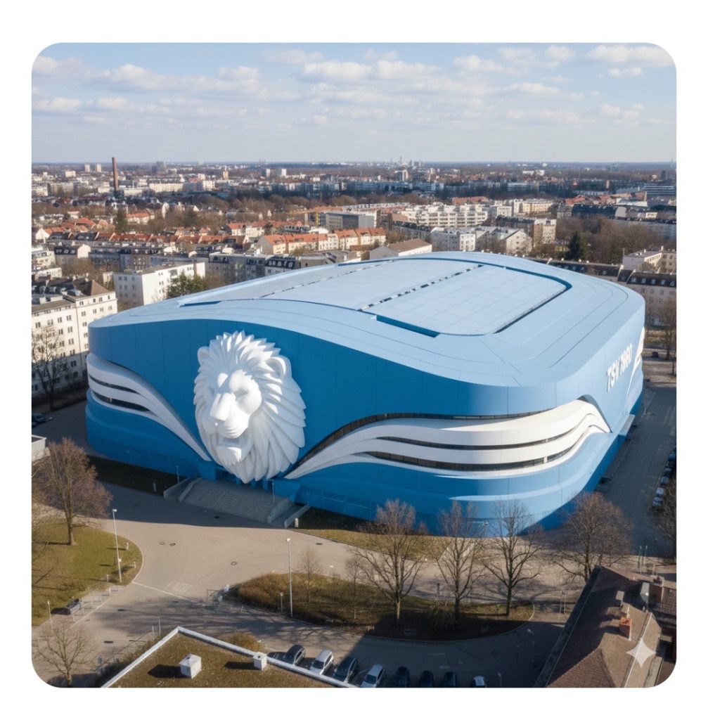 Dieser Entwurf von Markus K. erinnert stark an eine Eishockeyhalle