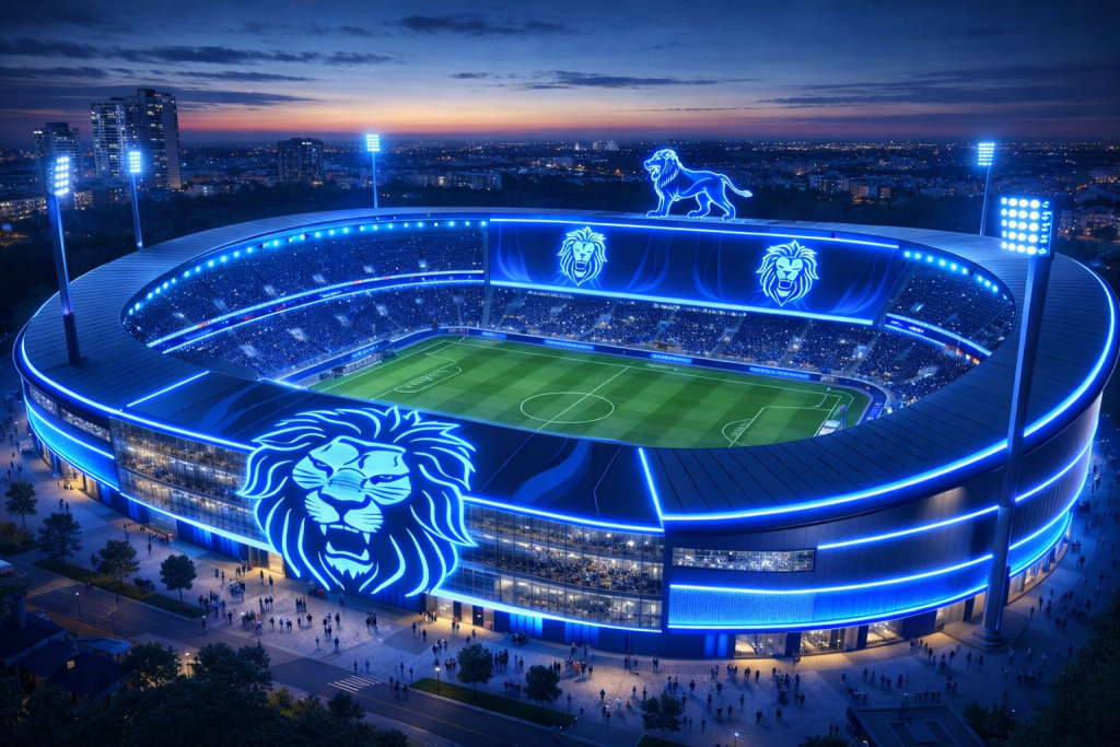 Mit diesem Stadion von Jakob waren die Löwen auch in der NFL willkommen