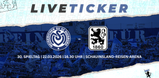 Liveticker MSV Duisburg TSV 1860