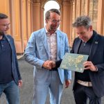 Lebensmitgliedschaft für Max Deisenhofer: Präsidium zu Gast im Landtag max deisenhofer mang dierl präsidium 1860