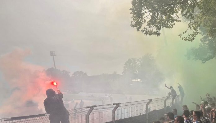 Pyro-Vorfall Schweinfurt 1860