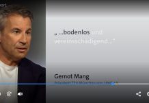 Frei erfundenes Zitat von Mang beim BR