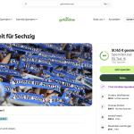 Mitgliedschaften, leergekaufter Shop und GoFundMe: „Freiheit für Sechzig“ GoFundMe Seite am Sonntag Abend