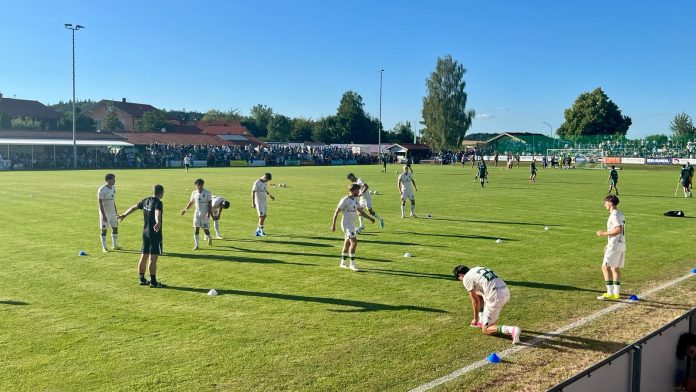 Aufwärmen in Kay