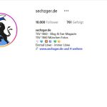 Meilenstein: sechzger.de erreicht 10.000 Follower bei Instagram sechzger.de instagram