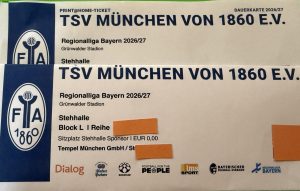 TSV 1860 - FC Augsburg Tickets