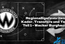 Regionalligafavoriten – Kader, Transfers und Taktik: Teil 1 – Wacker Burghausen sv wacker burghausen